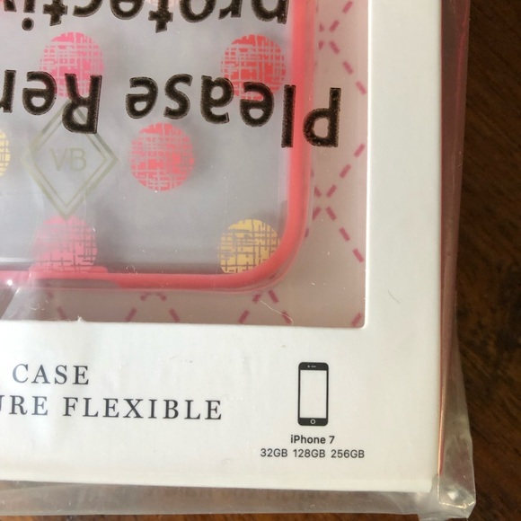 Vera Bradley Frame Case Havana Dots Pink iPhone 7 - Picture 3 of 7